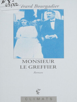 cover image of Monsieur le greffier